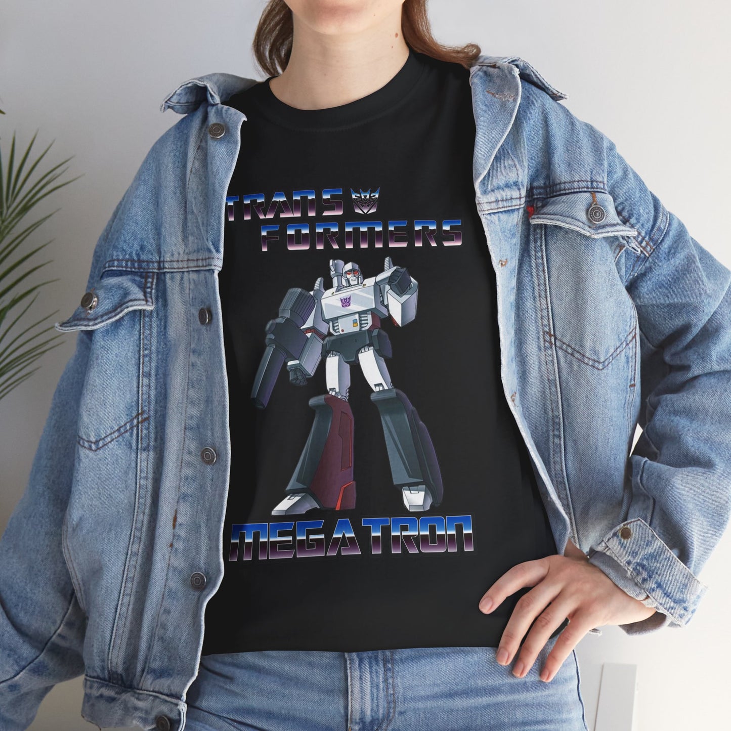 Transformers Megatron Leader of the Decepticons T-Shirt, Robot Fan Gift, Autobot, Sci-Fi Tee, Cartoon Villain Shirt, Retro 80s Movie Top