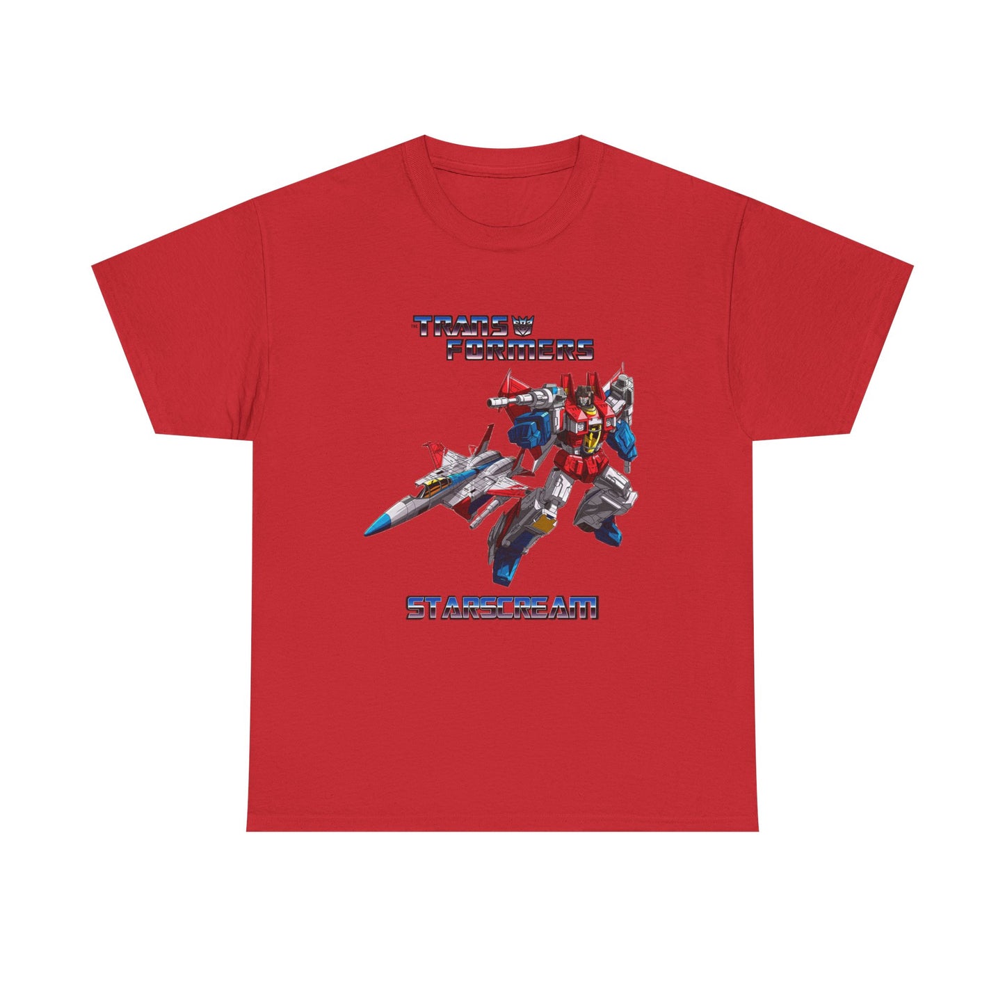 Transformer Fans Unisex Heavy Cotton Tee, Starscream in G1 Fashion, Retro T-Shirt, Vintage Style Shirt, Graphic Tee, Transformers Movie