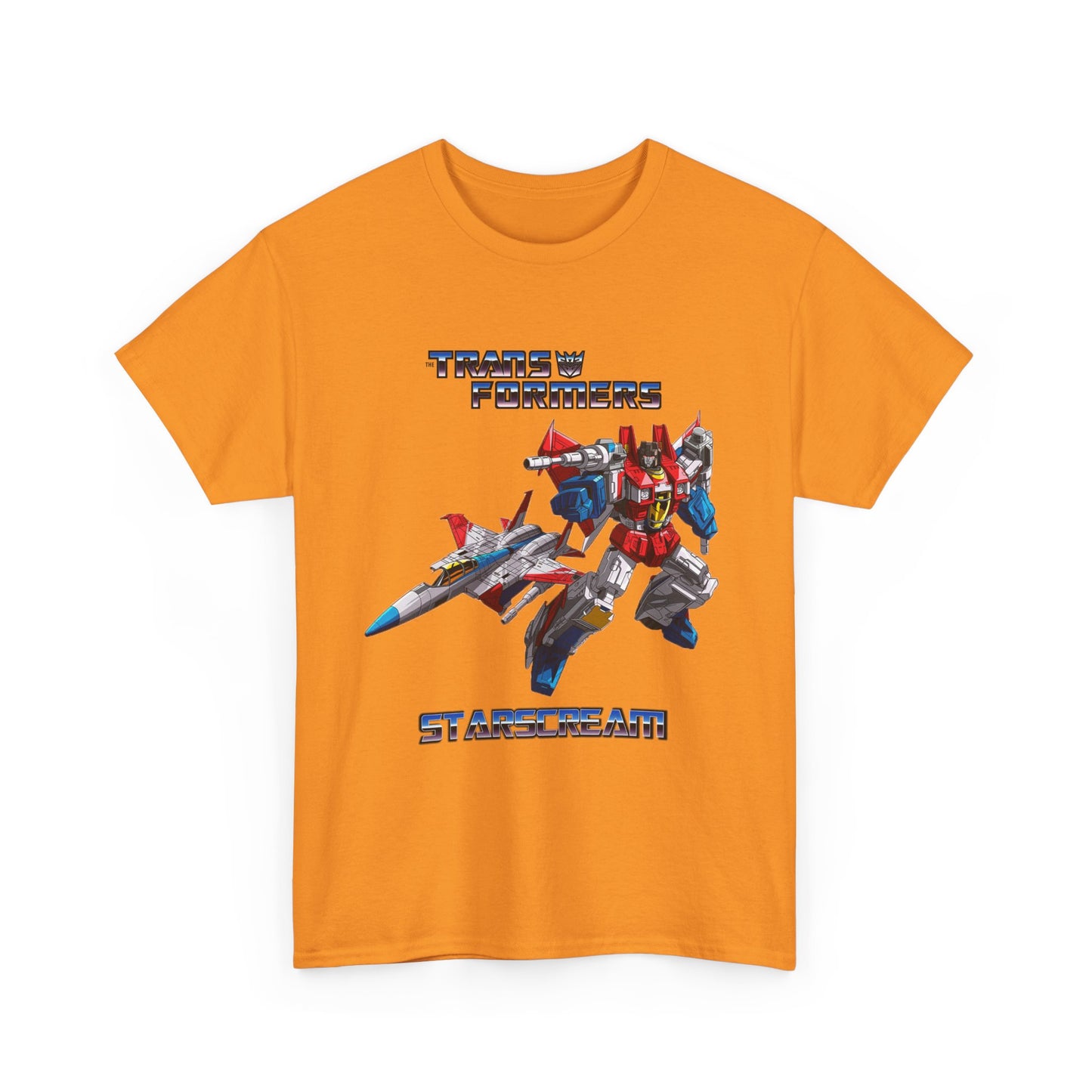 Transformer Fans Unisex Heavy Cotton Tee, Starscream in G1 Fashion, Retro T-Shirt, Vintage Style Shirt, Graphic Tee, Transformers Movie