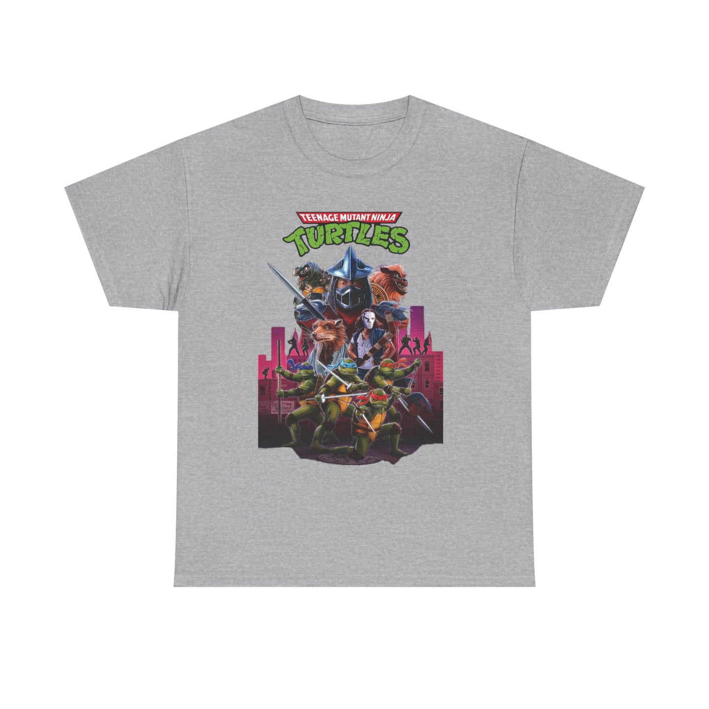 TMNT Teenage Mutant Ninja Turtle T-Shirt, Retro Cartoon Graphic Tee, Unisex Tee Gift Idea, 90s Cartoon Fan Shirt, Cotton Tee Shirt