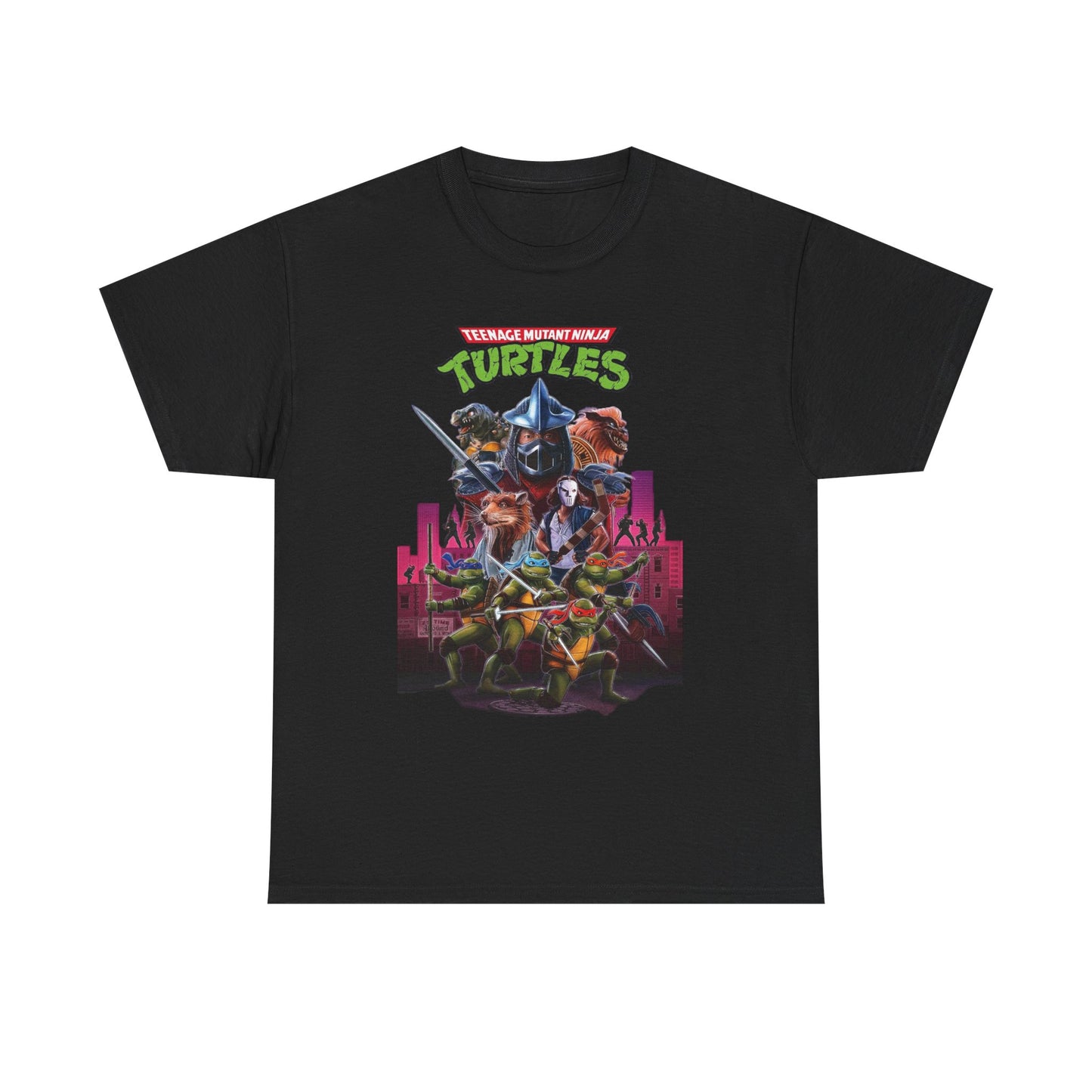 TMNT Teenage Mutant Ninja Turtle T-Shirt, Retro Cartoon Graphic Tee, Unisex Tee Gift Idea, 90s Cartoon Fan Shirt, Cotton Tee Shirt