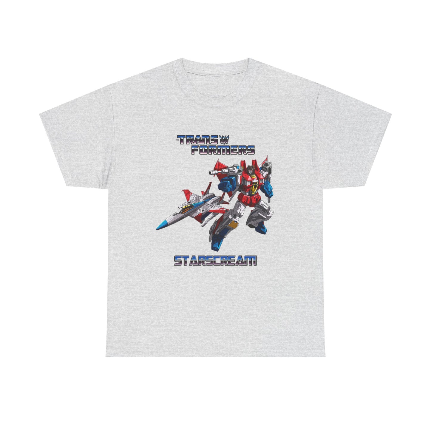 Transformer Fans Unisex Heavy Cotton Tee, Starscream in G1 Fashion, Retro T-Shirt, Vintage Style Shirt, Graphic Tee, Transformers Movie