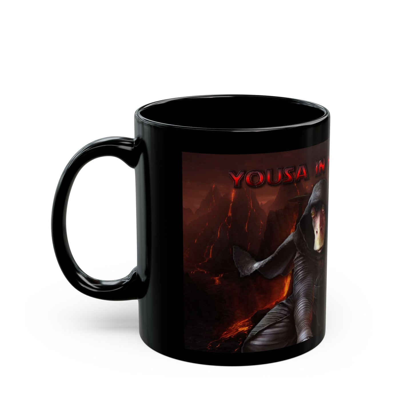 Mug, Dark Side Cute Star Wars Fan Gift, Darth Jar Jar is Finally here, Coffee Cup, Tea Mug, Geeky Present, Sci-Fi Movie Character