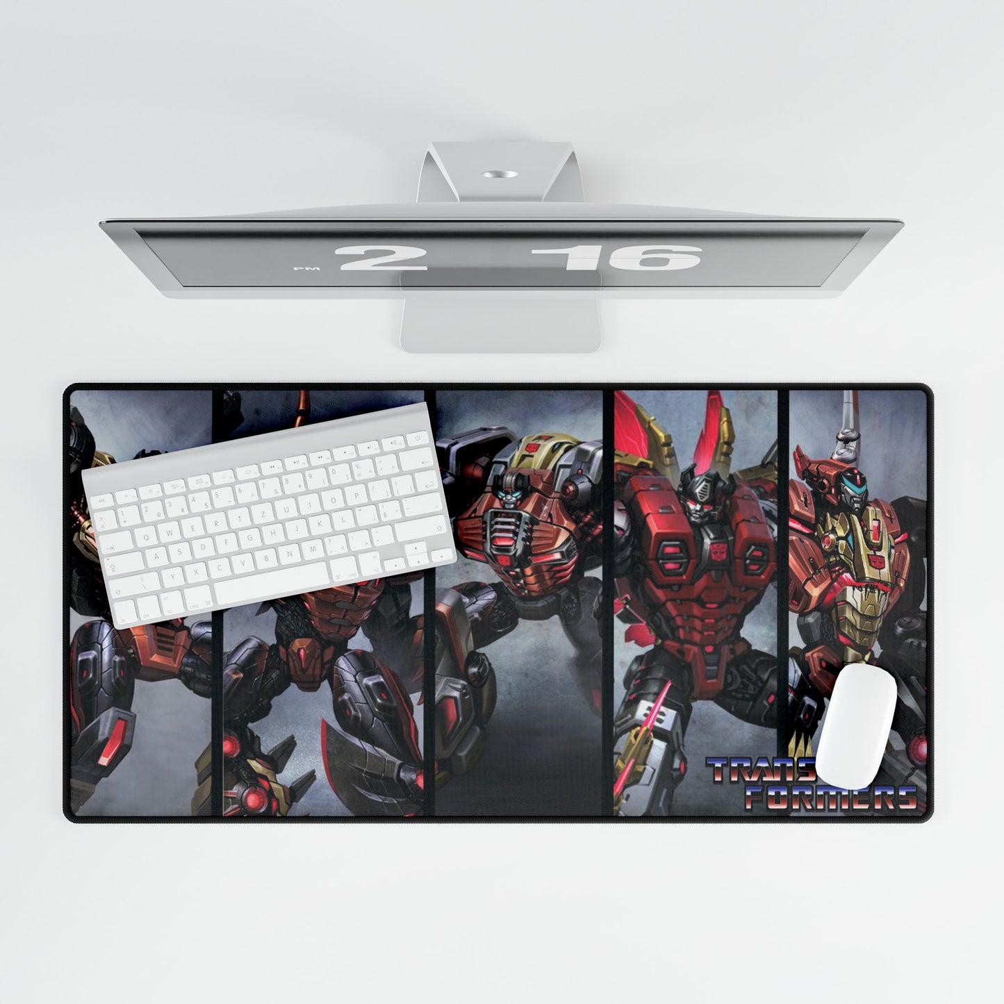 Desk Mats, Iconic Dinobots Transformers Epic Design, Dinosaur Desk Mat, Retro Robot Mouse Pad, Gaming Desk Accessory, Office Decor, Unique