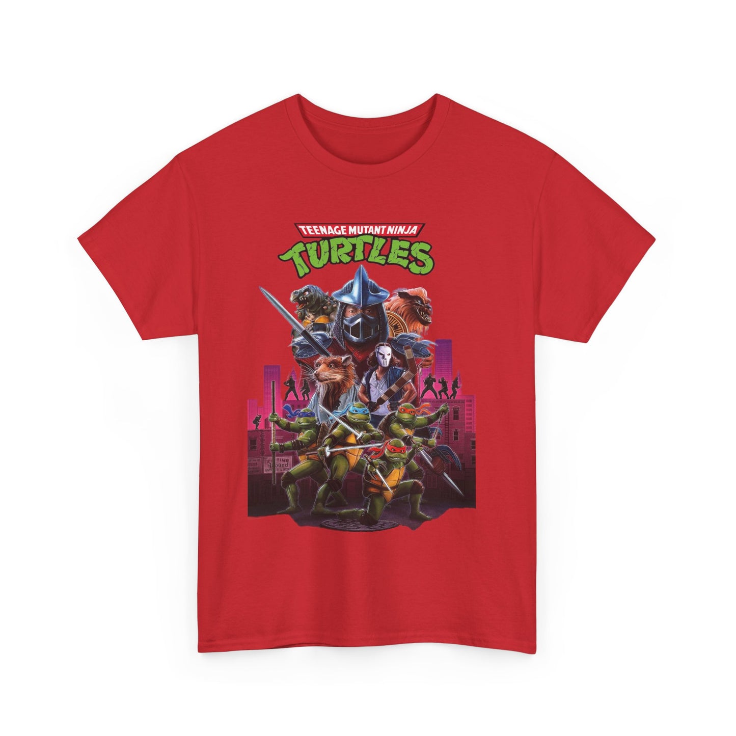 TMNT Teenage Mutant Ninja Turtle T-Shirt, Retro Cartoon Graphic Tee, Unisex Tee Gift Idea, 90s Cartoon Fan Shirt, Cotton Tee Shirt