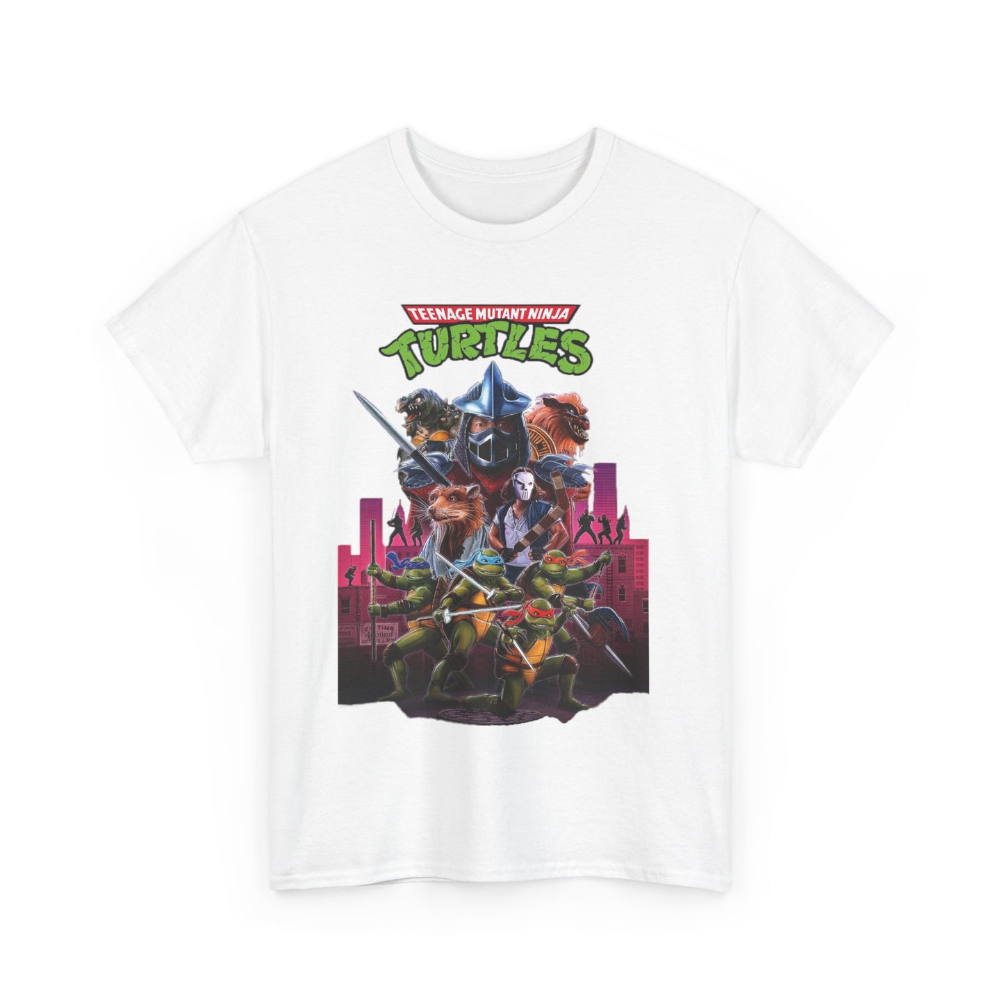 TMNT Teenage Mutant Ninja Turtle T-Shirt, Retro Cartoon Graphic Tee, Unisex Tee Gift Idea, 90s Cartoon Fan Shirt, Cotton Tee Shirt