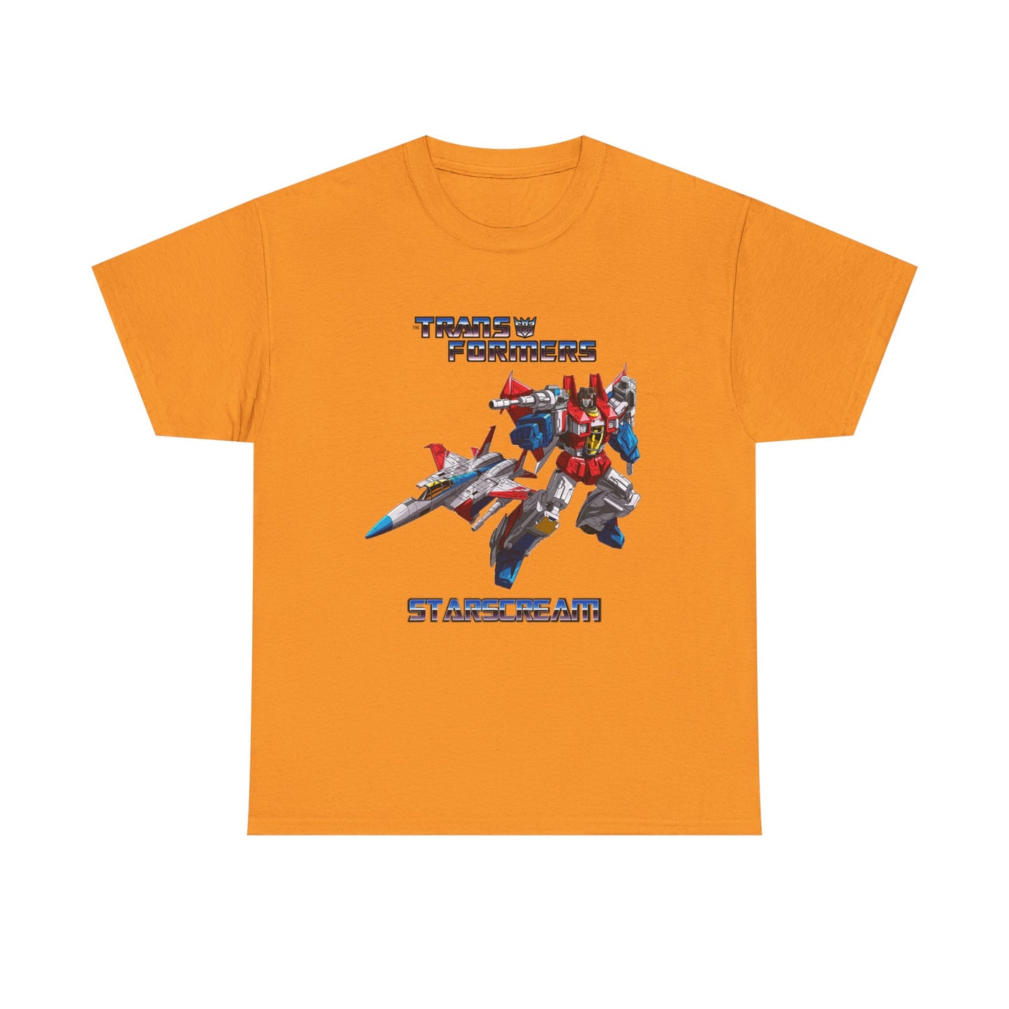 Transformer Fans Unisex Heavy Cotton Tee, Starscream in G1 Fashion, Retro T-Shirt, Vintage Style Shirt, Graphic Tee, Transformers Movie