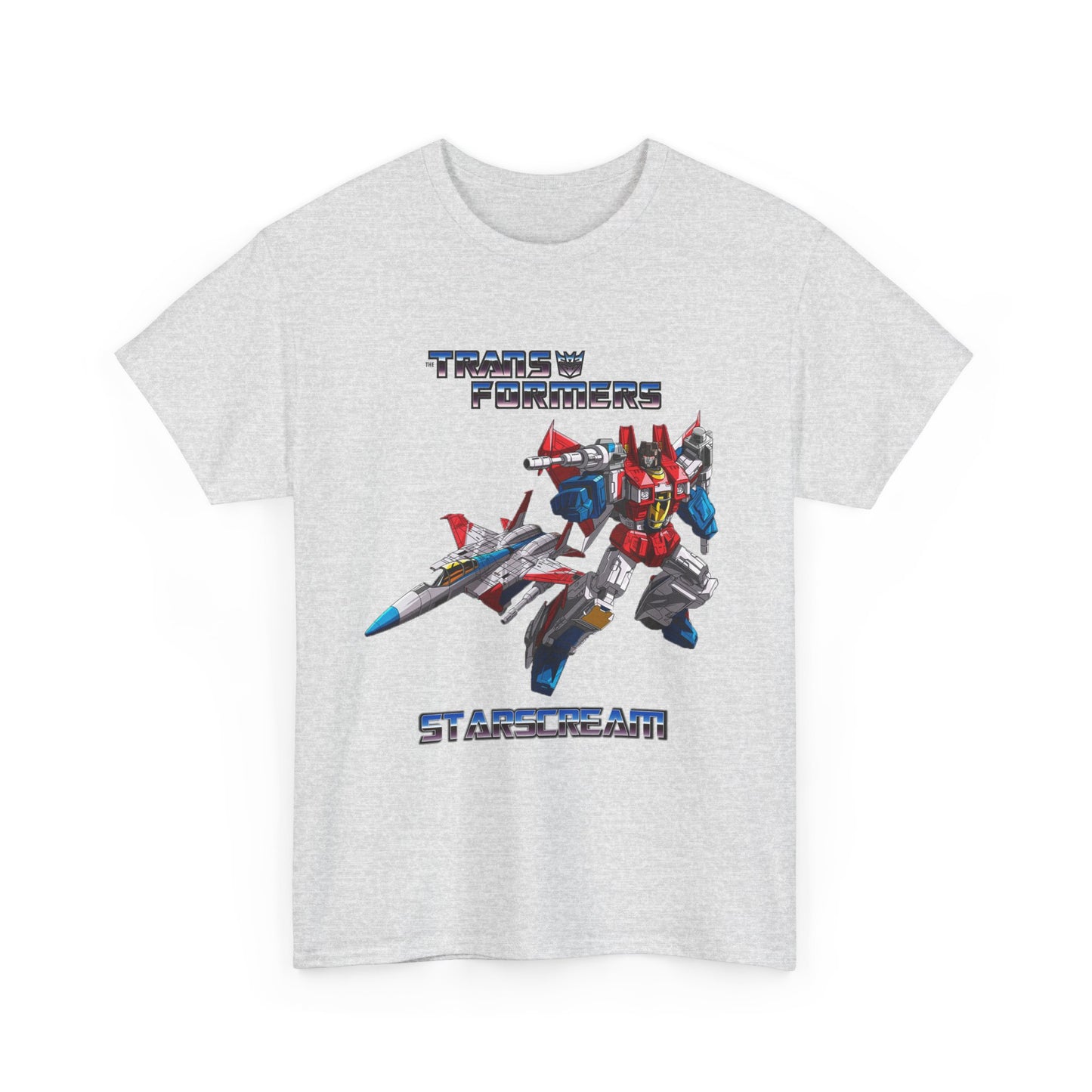 Transformer Fans Unisex Heavy Cotton Tee, Starscream in G1 Fashion, Retro T-Shirt, Vintage Style Shirt, Graphic Tee, Transformers Movie