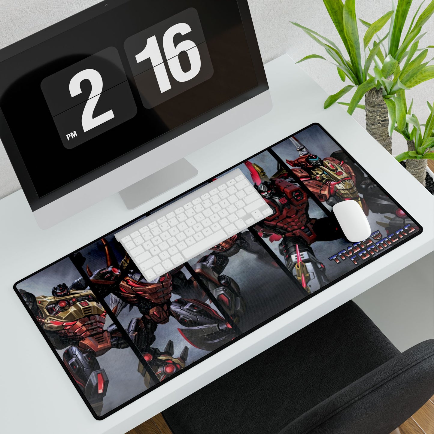 Desk Mats, Iconic Dinobots Transformers Epic Design, Dinosaur Desk Mat, Retro Robot Mouse Pad, Gaming Desk Accessory, Office Decor, Unique
