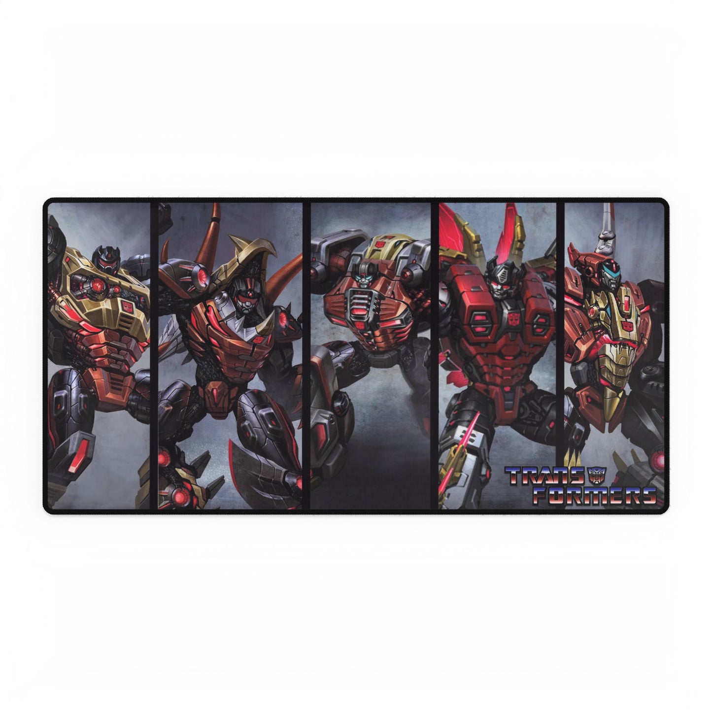 Desk Mats, Iconic Dinobots Transformers Epic Design, Dinosaur Desk Mat, Retro Robot Mouse Pad, Gaming Desk Accessory, Office Decor, Unique