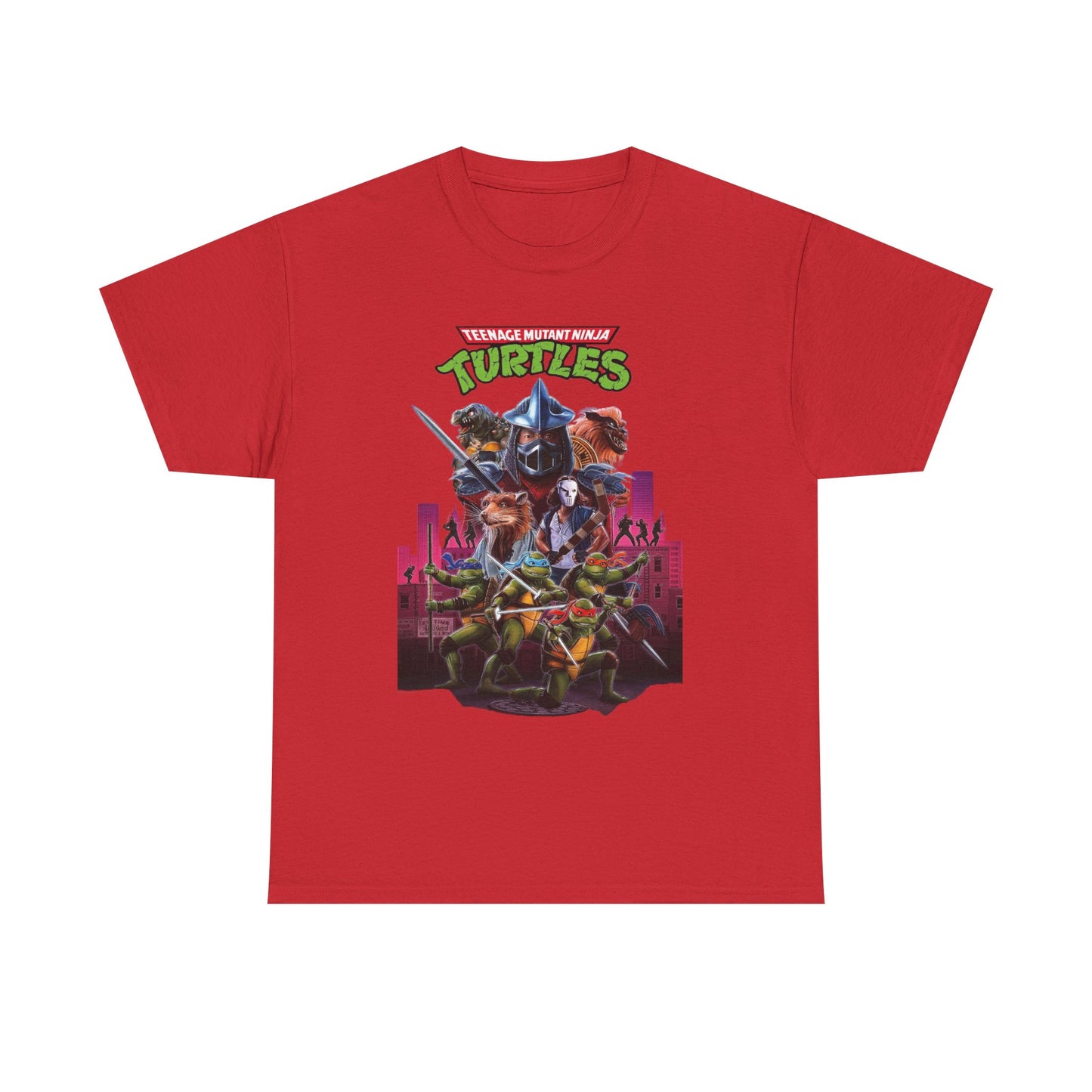 TMNT Teenage Mutant Ninja Turtle T-Shirt, Retro Cartoon Graphic Tee, Unisex Tee Gift Idea, 90s Cartoon Fan Shirt, Cotton Tee Shirt