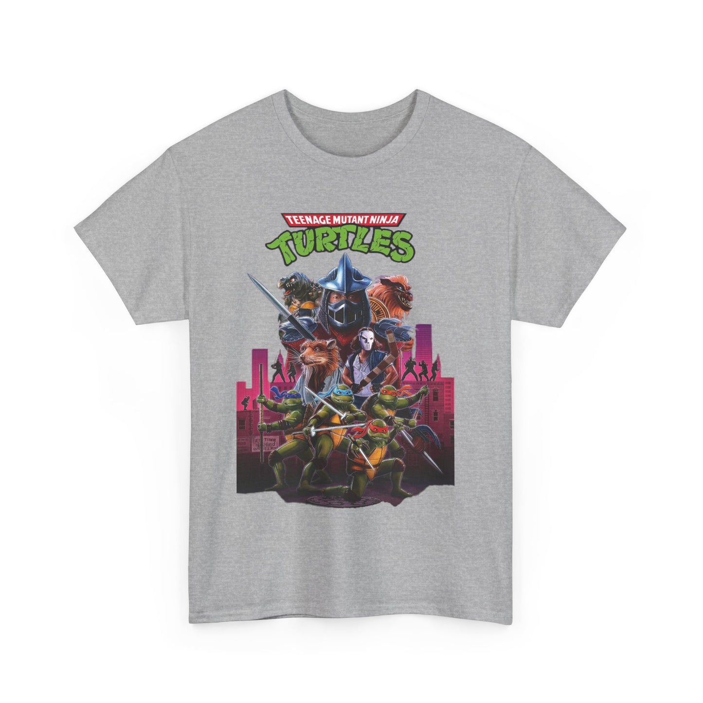 TMNT Teenage Mutant Ninja Turtle T-Shirt, Retro Cartoon Graphic Tee, Unisex Tee Gift Idea, 90s Cartoon Fan Shirt, Cotton Tee Shirt