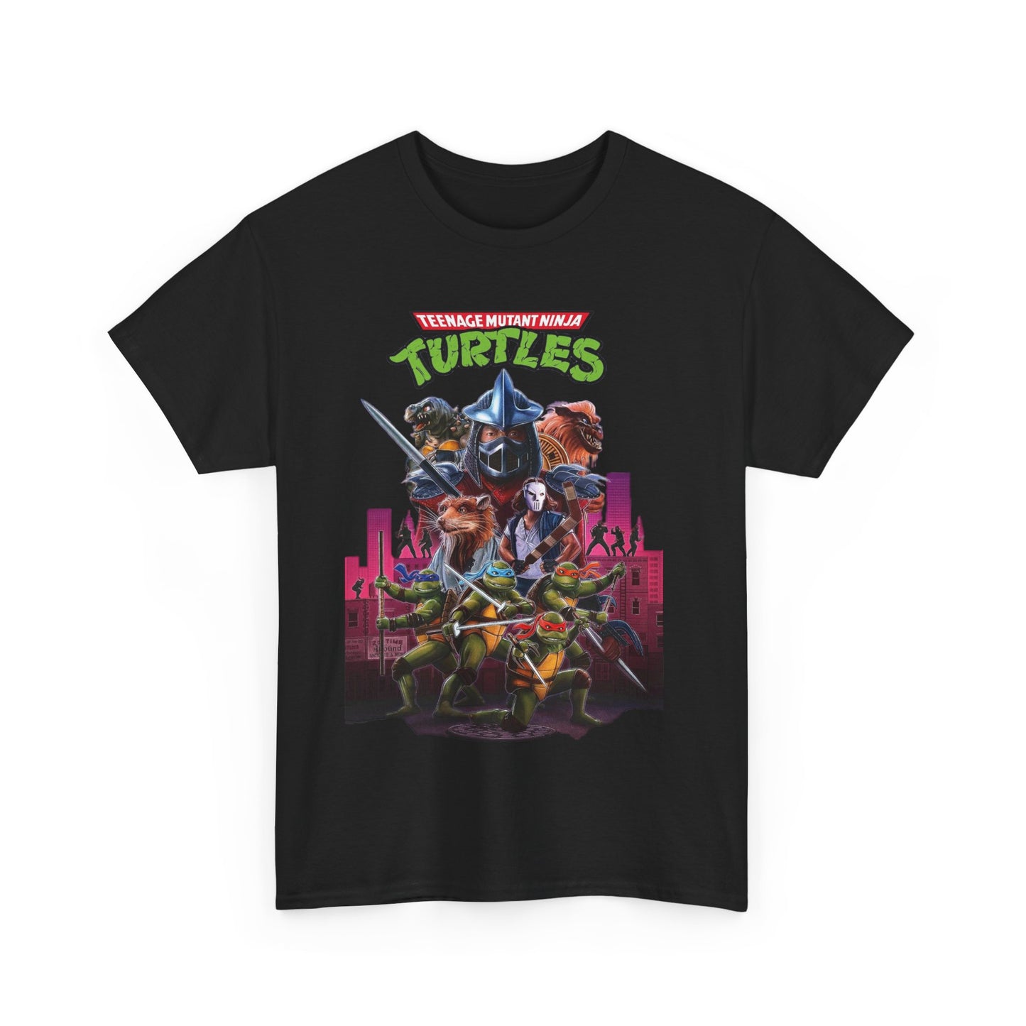 TMNT Teenage Mutant Ninja Turtle T-Shirt, Retro Cartoon Graphic Tee, Unisex Tee Gift Idea, 90s Cartoon Fan Shirt, Cotton Tee Shirt