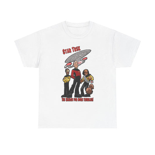T-Shirt, The Search for More Tribbles, Star Trek Fan Gift, Sci-Fi Tee, Unisex Tee, Cotton Tee