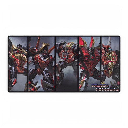 Desk Mats, Iconic Dinobots Transformers Epic Design, Dinosaur Desk Mat, Retro Robot Mouse Pad, Gaming Desk Accessory, Office Decor, Unique